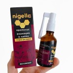 Спрей за гърло с ехинацея, лайка и прополис /без алкохол/ 'Nigella', 50 мл Спрей за гърло с ехинацея, лайка и прополис /без алкохол/ 'Nigella', 50 мл